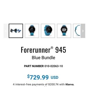 Garmin Forerunner 945 Bundle